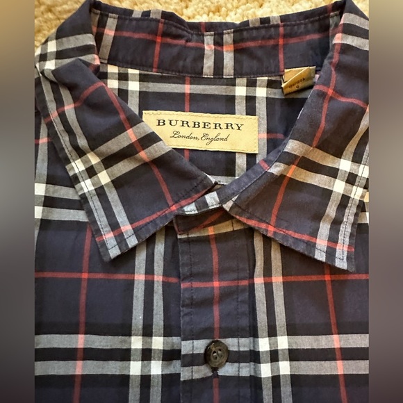 Burberry Jameson Vintage check cotton shirt Size Large - Picture 2 of 6